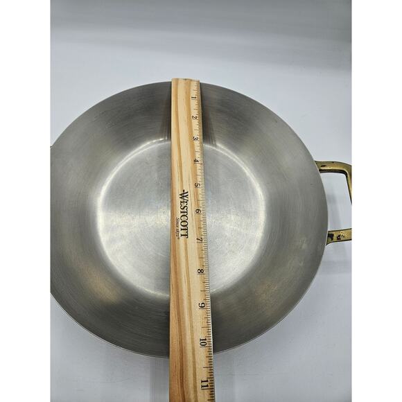 Paul Revere Limited Edition Round 10.5" Au Gratin Pan Copper and Stainless Steel - Picture 2 of 11